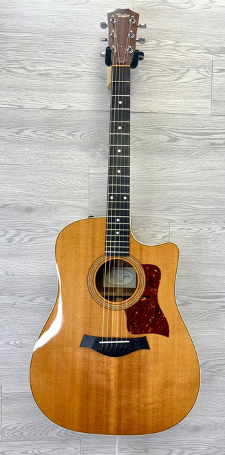 Vist Large View of Product Image Which is Used Taylor 410CE Solid Top Acoustic Guitar Natural