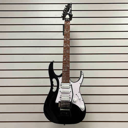 Vist Large View of Product Image Which is Used Ibanez JEM JR Super S Electric Guitar Black 6-String