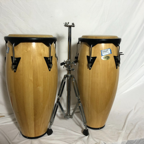 Vist Large View of Product Image Which is Used Cosmic Percussion CONGA PAIR WITH STAND Conga