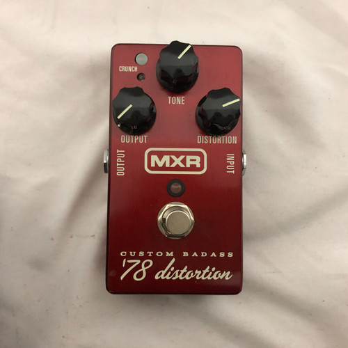 Vist Large View of Product Image Which is Used MXR CUSTOM BADASS 78 DISTORTION Distortion Pedal