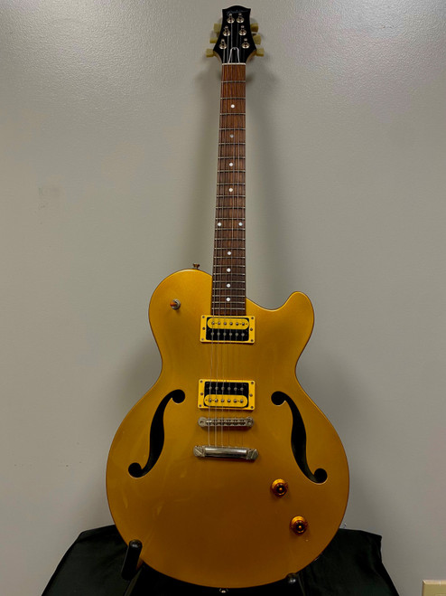 Vist Large View of Product Image Which is Used ROBIN SAVOY CLASSIC SEMI-HOLLOW BODY Semi-Hollow Electric Guitar Amber 6-String