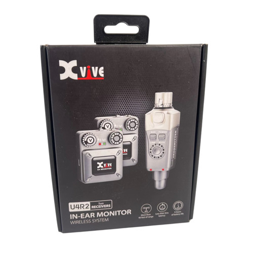 Vist Large View of Product Image Which is Used Xvive U4R2 Digital Wireless In-Ear Monitor System with 2 Receivers