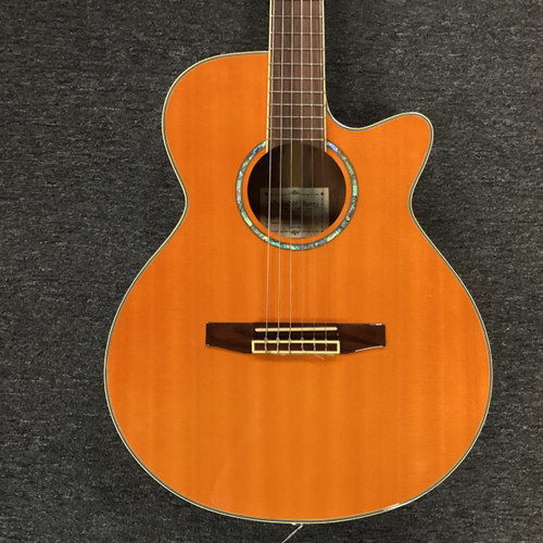 Vist Large View of Product Image Which is Used Ibanez AEG10NE NYLON STRING Laminate Top Acoustic Guitar Natural