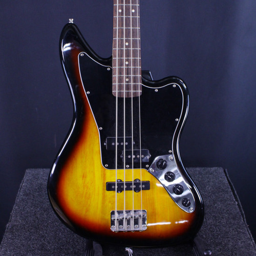 Vist Large View of Product Image Which is Used Squier JAGUAR BASS VINTAGE MODIFIED SPECIAL Bass Guitar Sunburst 4-String
