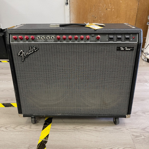 Vist Large View of Product Image Which is Used Fender THE TWIN RED KNOB AS-IS 2 x 12 Tube Combo Amplifier 2 x 12