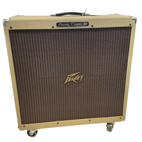 Vist Large View of Product Image Which is Used Peavey CLASSIC 50 W/FTSW 4 x 10 Tube Combo Amplifier 4 x 10