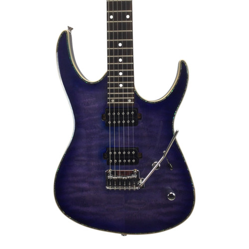 Vist Large View of Product Image Which is Used Leo Jaymz Hurricane Electric Guitar Blue 6-String