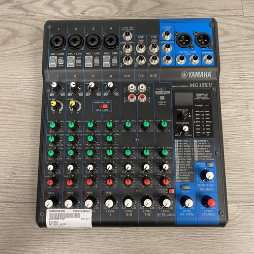 Vist Large View of Product Image Which is Used Yamaha MG10XU W/AC Compact Mixer