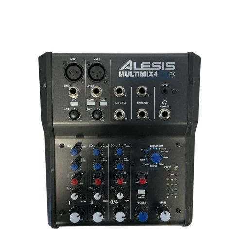 Vist Large View of Product Image Which is Used Alesis MULTIMIX4 USB FX Computer Interface 2 A/D Recording Inputs
