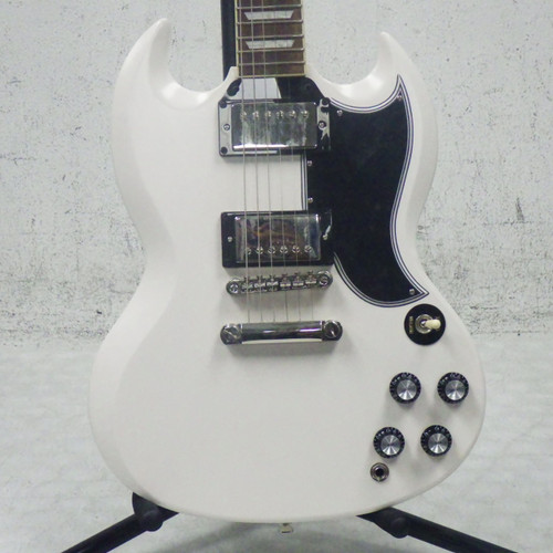 Vist Large View of Product Image Which is Used Epiphone 1961 les Paul Sg Standard SG Type Electric Guitar White 6-String