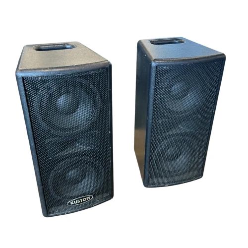 Vist Large View of Product Image Which is Used Kustom PROFILE 200 PAIR Passive Full Range Speaker Cabinet