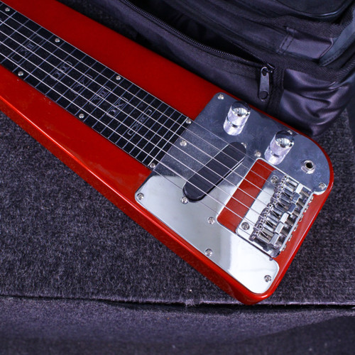 Vist Large View of Product Image Which is Used Rogue RLS-1MRD LAPSTEEL W/ BAG AND LEGS Lap Steel