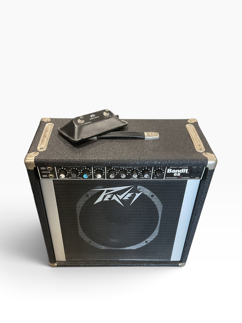 Vist Large View of Product Image Which is Used Peavey BANDIT 65 1 x 12 Solid State Amplifier 1 x 12