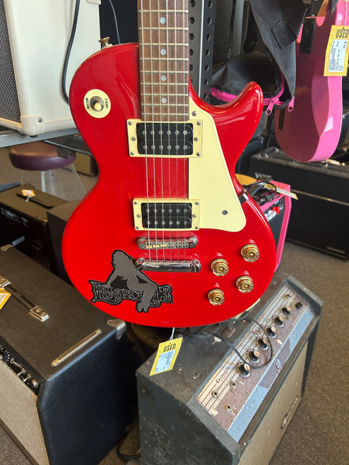 Vist Large View of Product Image Which is Used Epiphone LES PAUL LP Type Electric Guitar Red 6-String