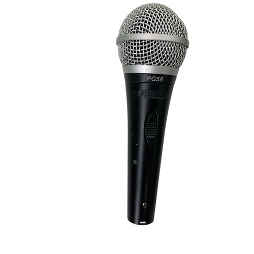Vist Large View of Product Image Which is Used Shure PG58 Dynamic Microphone