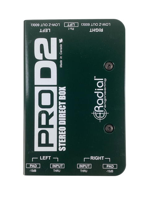 Vist Large View of Product Image Which is Used Radial Engineering PRO D2 Stereo Direct Box 