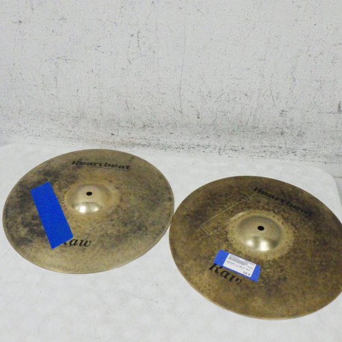 Vist Large View of Product Image Which is Used HEARTBEAT 15 RAW HI HATS Hi Hat Cymbals 15"