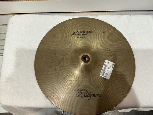 Vist Large View of Product Image Which is Used Zildjian QUICK BEAT HI HATS Hi Hat Cymbals 13"
