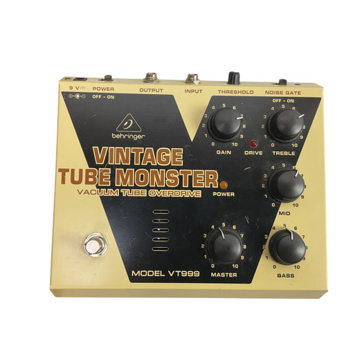 Vist Large View of Product Image Which is Used Behringer VT999 VINTAGE TUBE MONSTER Overdrive Pedal