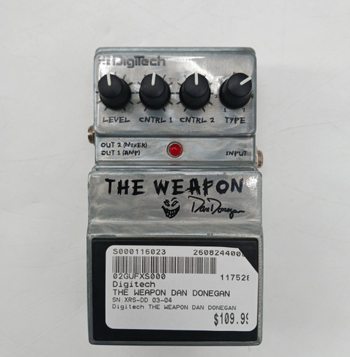 Vist Large View of Product Image Which is Used Digitech THE WEAPON DAN DONEGAN Distortion Pedal