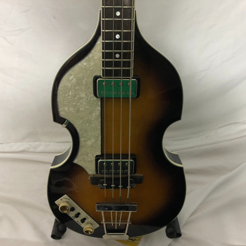 Vist Large View of Product Image Which is Used Hofner HCT-500/1L Bass Guitar Sunburst 4-String