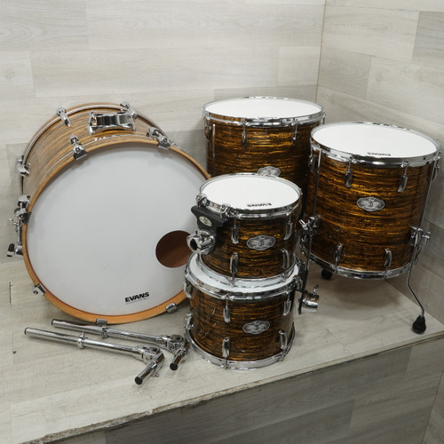 Vist Large View of Product Image Which is Used Pearl Vision Drum Shell Kit Gold Strata