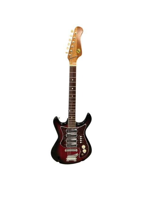 Vist Large View of Product Image Which is Used FOUR PICKUP S Type Electric Guitar Black 6-String