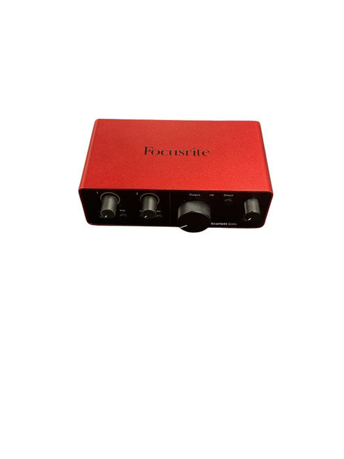 Vist Large View of Product Image Which is Used Focusrite SCARLETT SOLO Computer Interface 2 A/D Recording Inputs