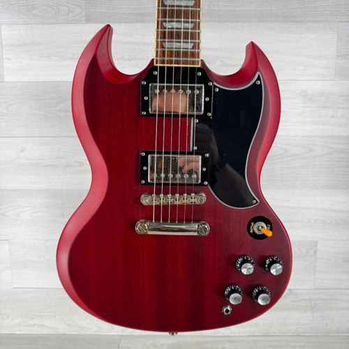 Vist Large View of Product Image Which is Used Epiphone SG G-400 Faded Electric Guitar - Worn Cherry