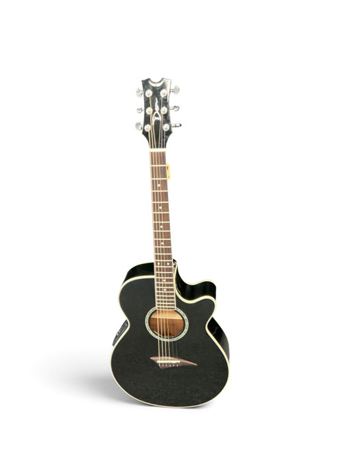 Vist Large View of Product Image Which is Used Dean PERFORMER E CBK Laminate Top Acoustic Guitar Black