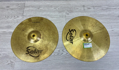 Vist Large View of Product Image Which is Used Solar 14 HI HATS Hi Hat Cymbals 14"