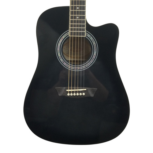 Vist Large View of Product Image Which is Used Washburn WA90CETBB Acoustic Guitar Black