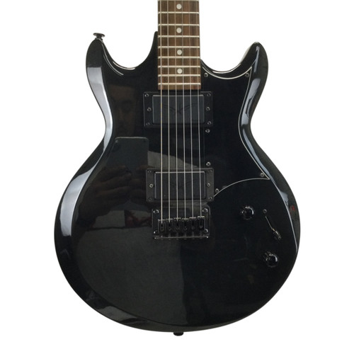 Vist Large View of Product Image Which is Used Ibanez Gio AX30 Double Cut Electric Guitar Black 6-String