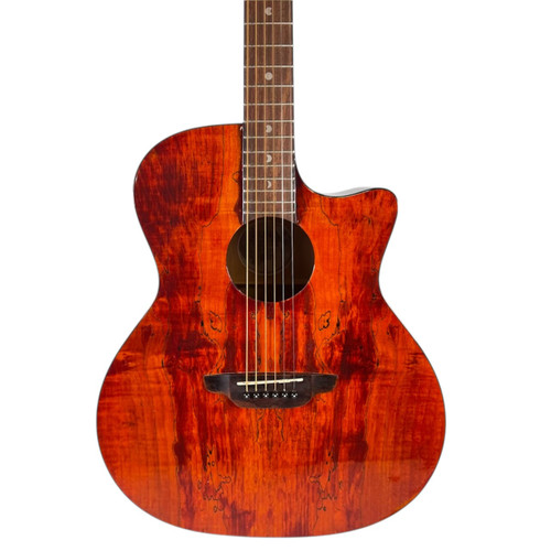 Vist Large View of Product Image Which is Used Luna Gypsy Spalt Grand Auditorium Acoustic-Electric Guitar