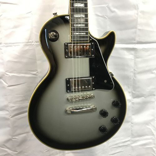 Vist Large View of Product Image Which is Used Epiphone LES PAUL CUSTOM PRO LP Type Electric Guitar Silver/Gray 6-String