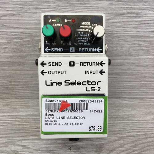 Vist Large View of Product Image Which is Used Boss LS-2 LINE SELECTOR A/B/Y Switch