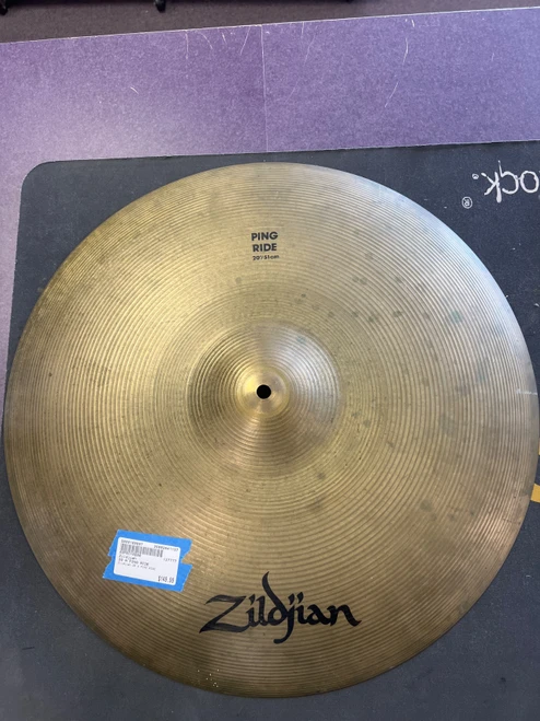 Vist Large View of Product Image Which is Used Zildjian 20 A PING RIDE Ride Cymbal 20"