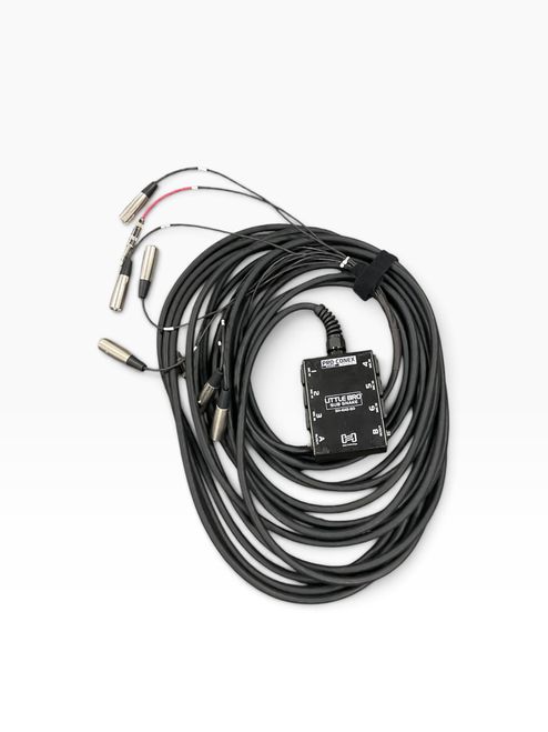 Vist Large View of Product Image Which is Used Hosa HOSA LITTLE BRO SUB SNAKE 6X2-50 Snake