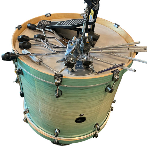 Vist Large View of Product Image Which is Used Mapex 5PC ARMORY W/HDWR Drum Shells and Hardware Green