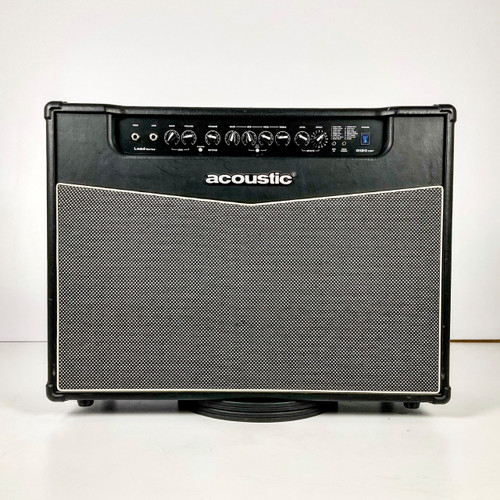 Vist Large View of Product Image Which is Used Acoustic G120 DSP Solid State Amplifier 2 x 12