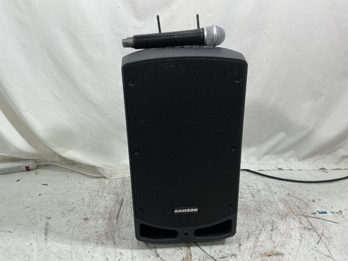 Vist Large View of Product Image Which is Used Samson EXPEDITION XP310W + MIC Portable PA System Speaker