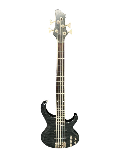 Vist Large View of Product Image Which is Used Ibanez BTB 5 STRING TRANS BLACK E Modern Metal Bass Guitar Black 5-String