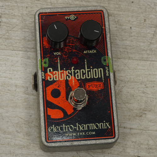 Vist Large View of Product Image Which is Used Electro Harmonix Satisfaction Fuzz Pedal