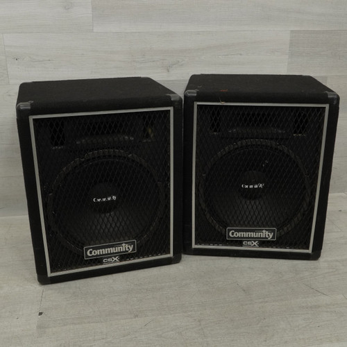 Vist Large View of Product Image Which is Used Community CSX25 Passive Full Range Speaker Cabinet Pair - Local Pickup Only