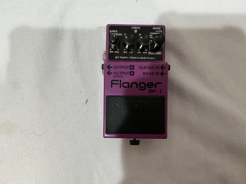 Vist Large View of Product Image Which is Used Boss FLANGER BF-3 DARK GREY LABEL Flanger Pedal