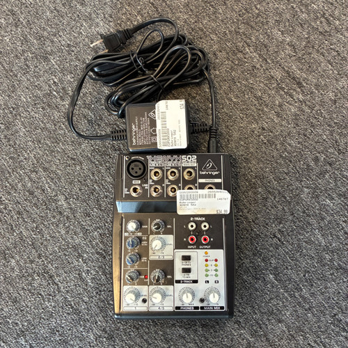 Vist Large View of Product Image Which is Used Behringer XENYX 502 Compact Mixer