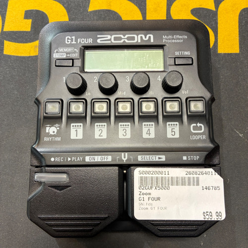 Vist Large View of Product Image Which is Used Zoom G1 FOUR Multi-FX Pedal