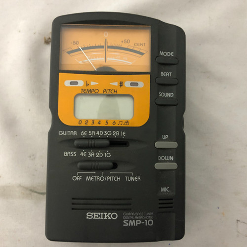 Vist Large View of Product Image Which is Used Seiko SMP-10 Instrument Tuner or Metronome