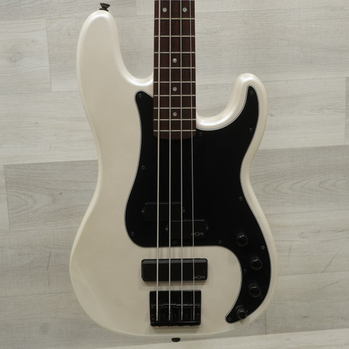 Vist Large View of Product Image Which is Used Squier Contemporary Active Precision Bass Guitar White