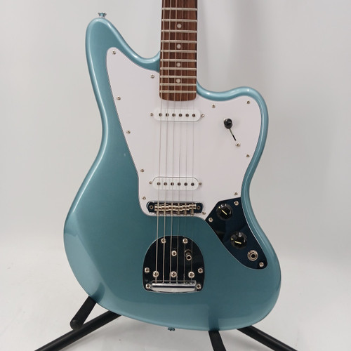Vist Large View of Product Image Which is Used Squier LIMITED EDITION JAGUAR Offset Double Cutaway Electric Guitar Green 6-String